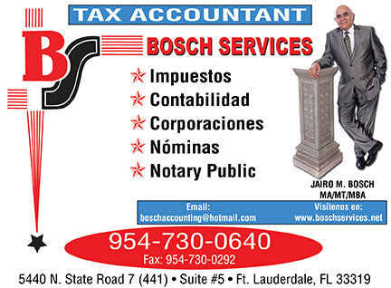 Bosch Accounting Tax Services Corp. El Directorio Hispano USA